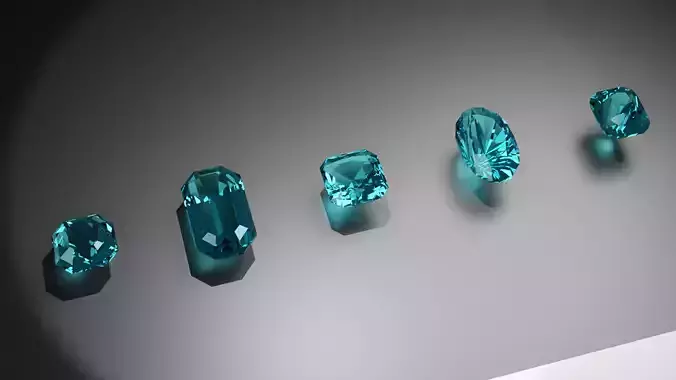 Gemstones Cuts Set 4