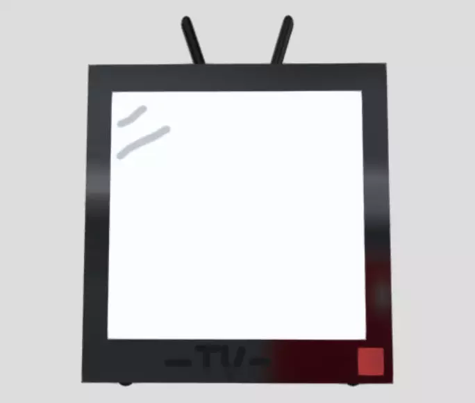 Classic Television Free 3D model
