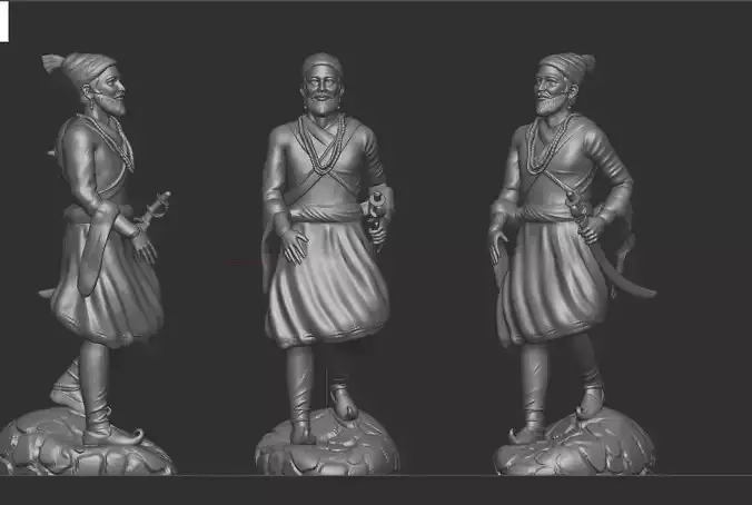 chhatrapati shivaji maharaj 3D print model