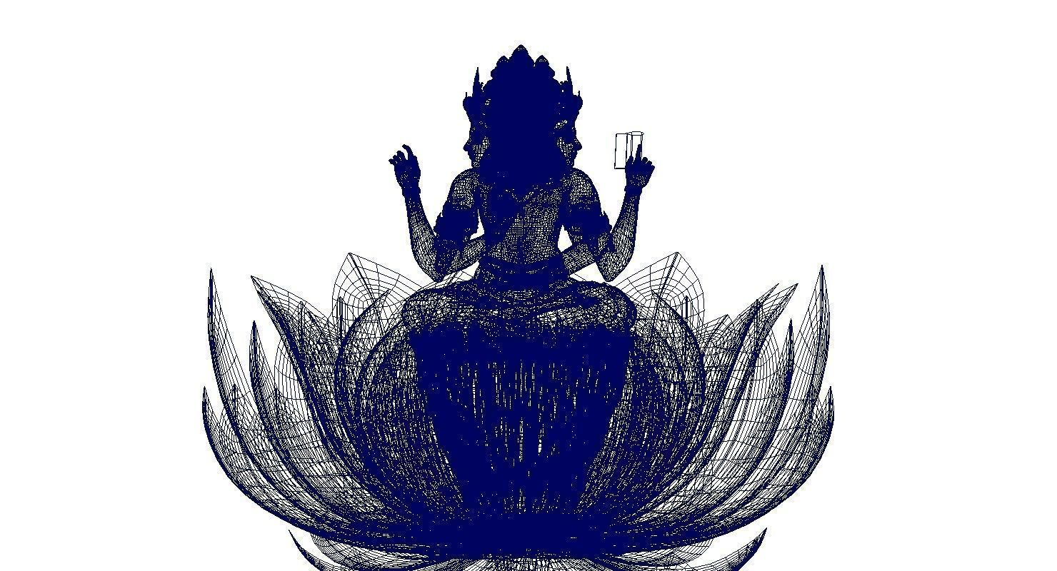 god models 3D model_4