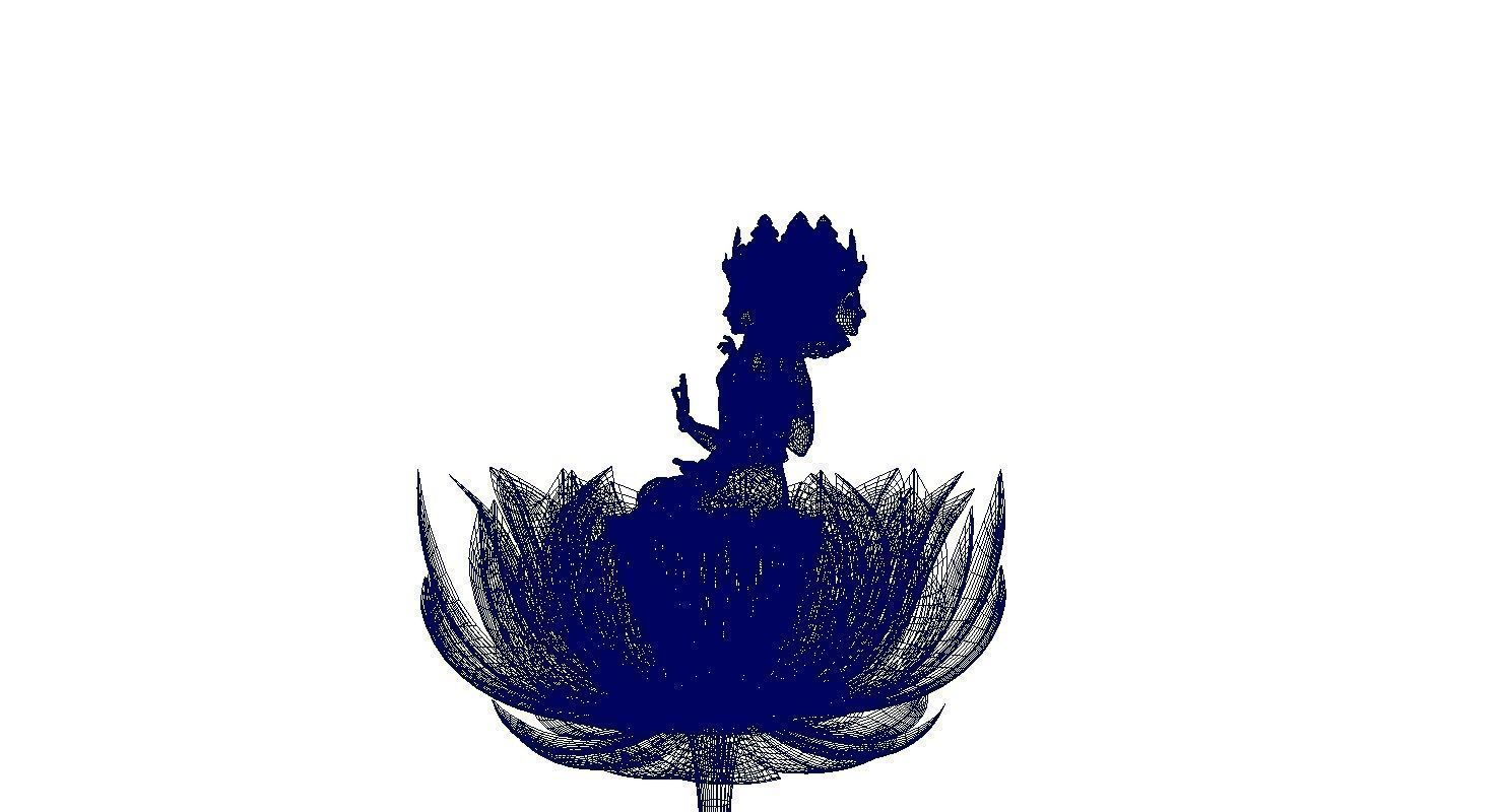 god models 3D model_3