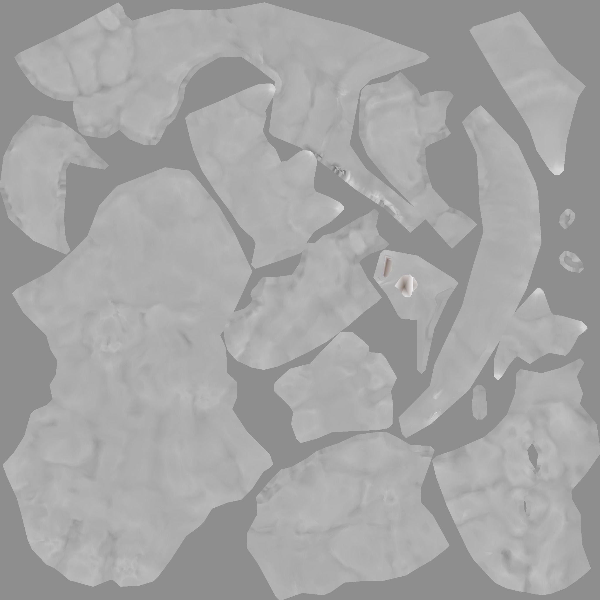 DevilDog orange monster Low-poly 3D model_13