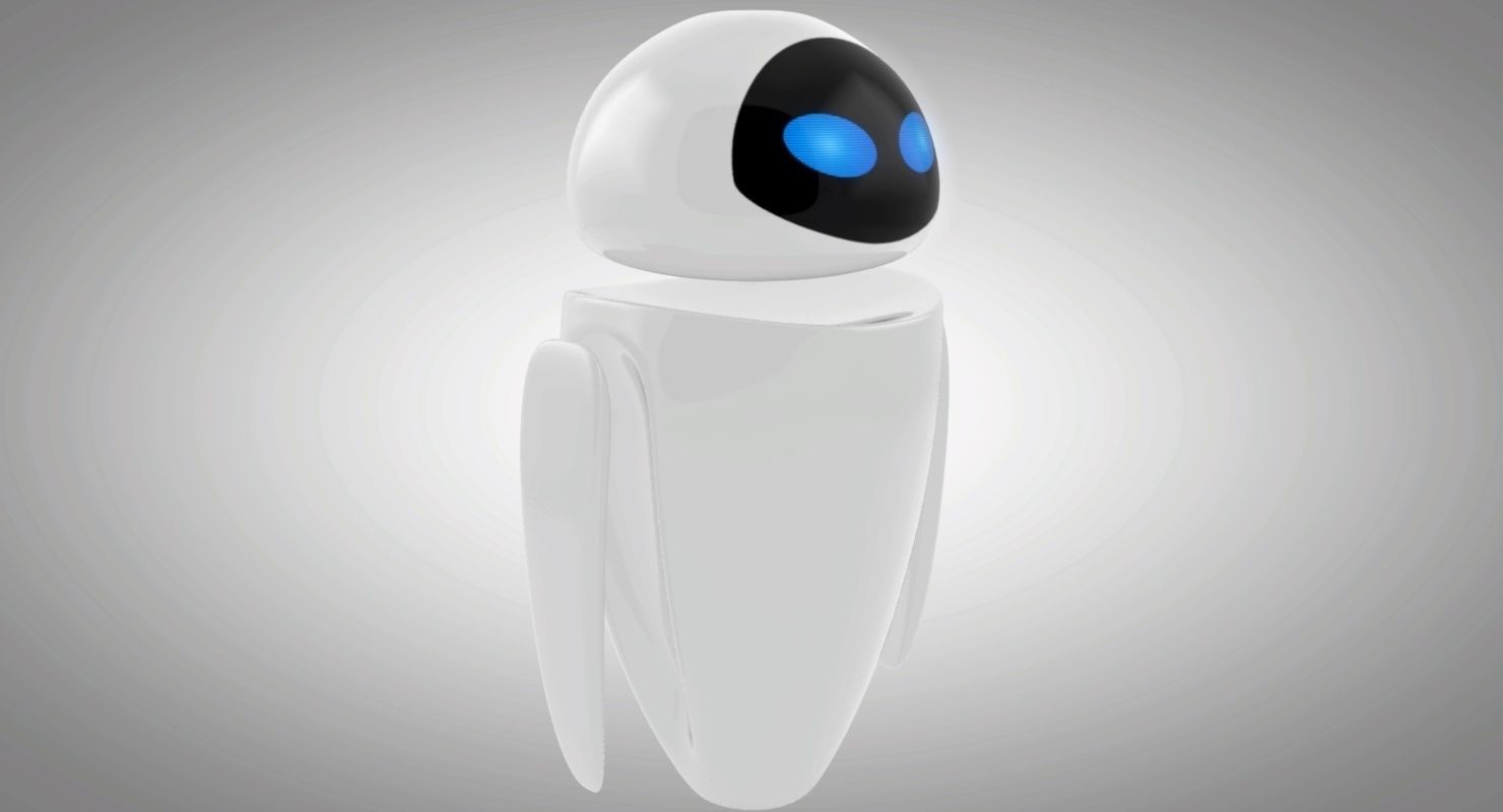 Eve From Wall-E 3D model_1