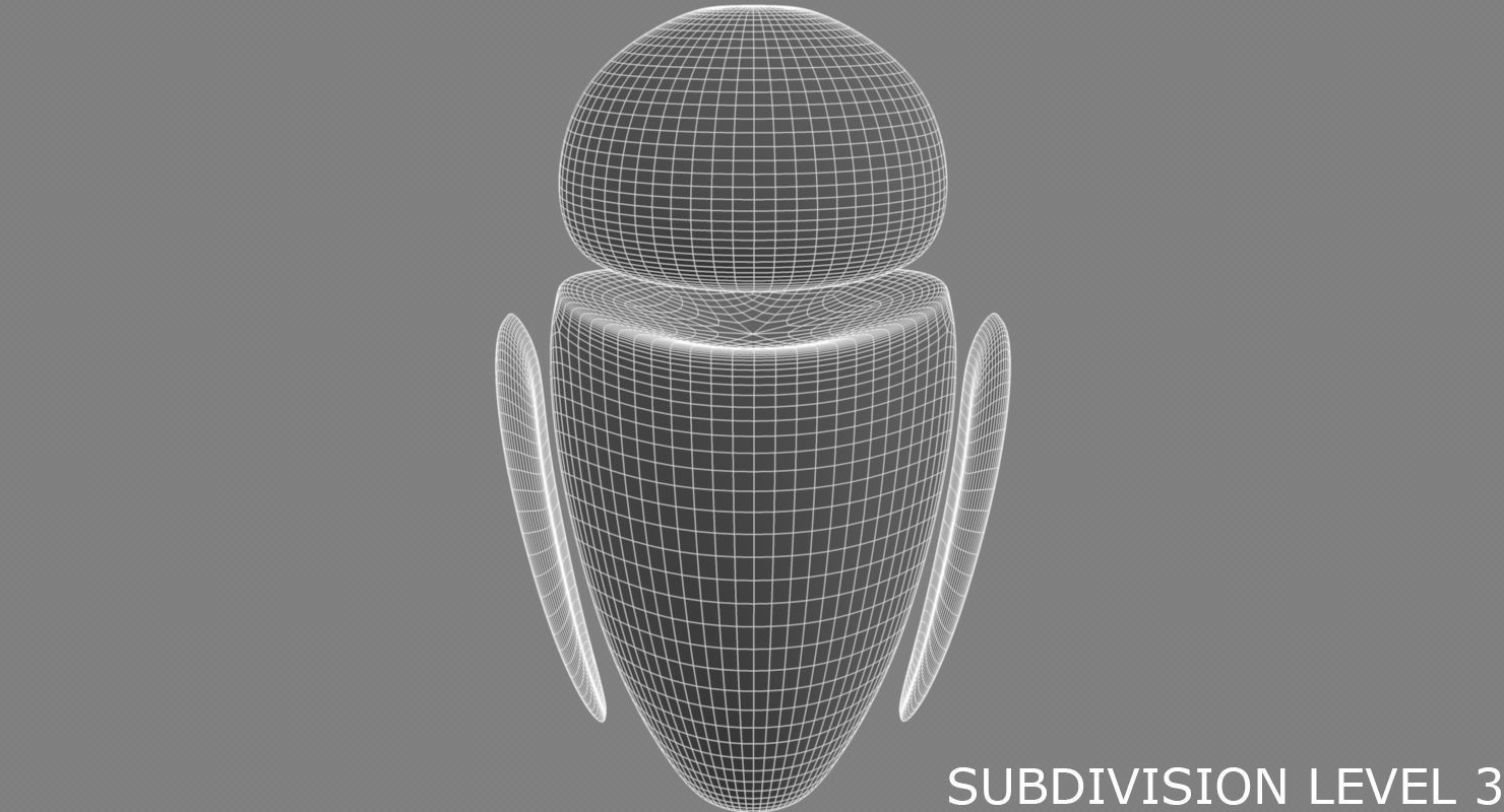 Eve From Wall-E 3D model_9