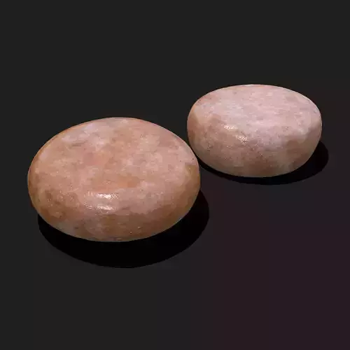 Medieval Cheese Wheels Low-poly 3D model