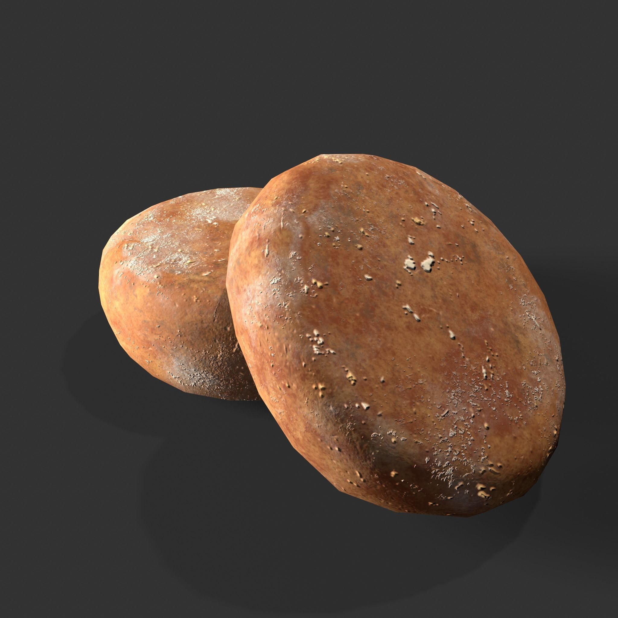 Medieval Cheese Wheels Low-poly 3D model_23