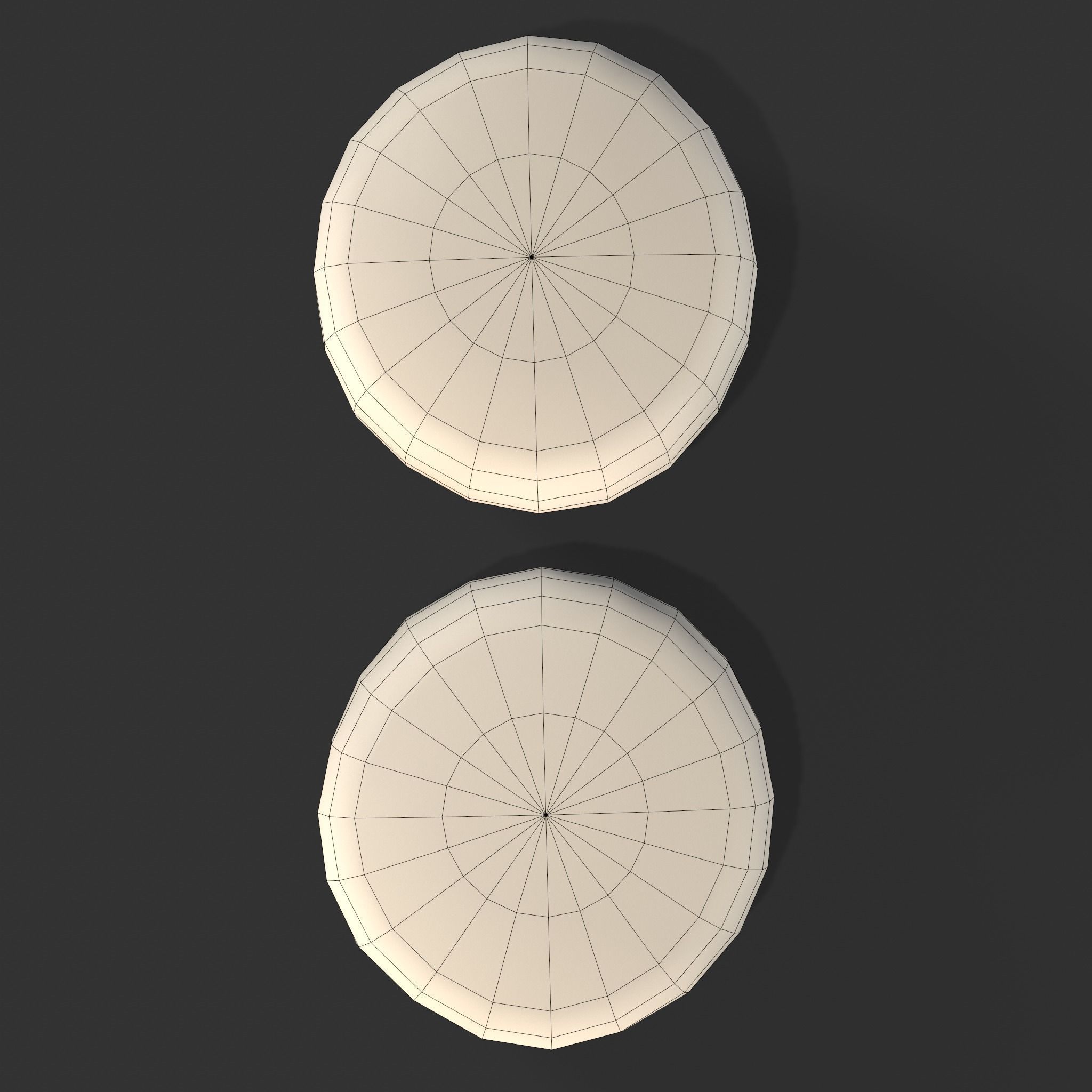 Medieval Cheese Wheels Low-poly 3D model_31