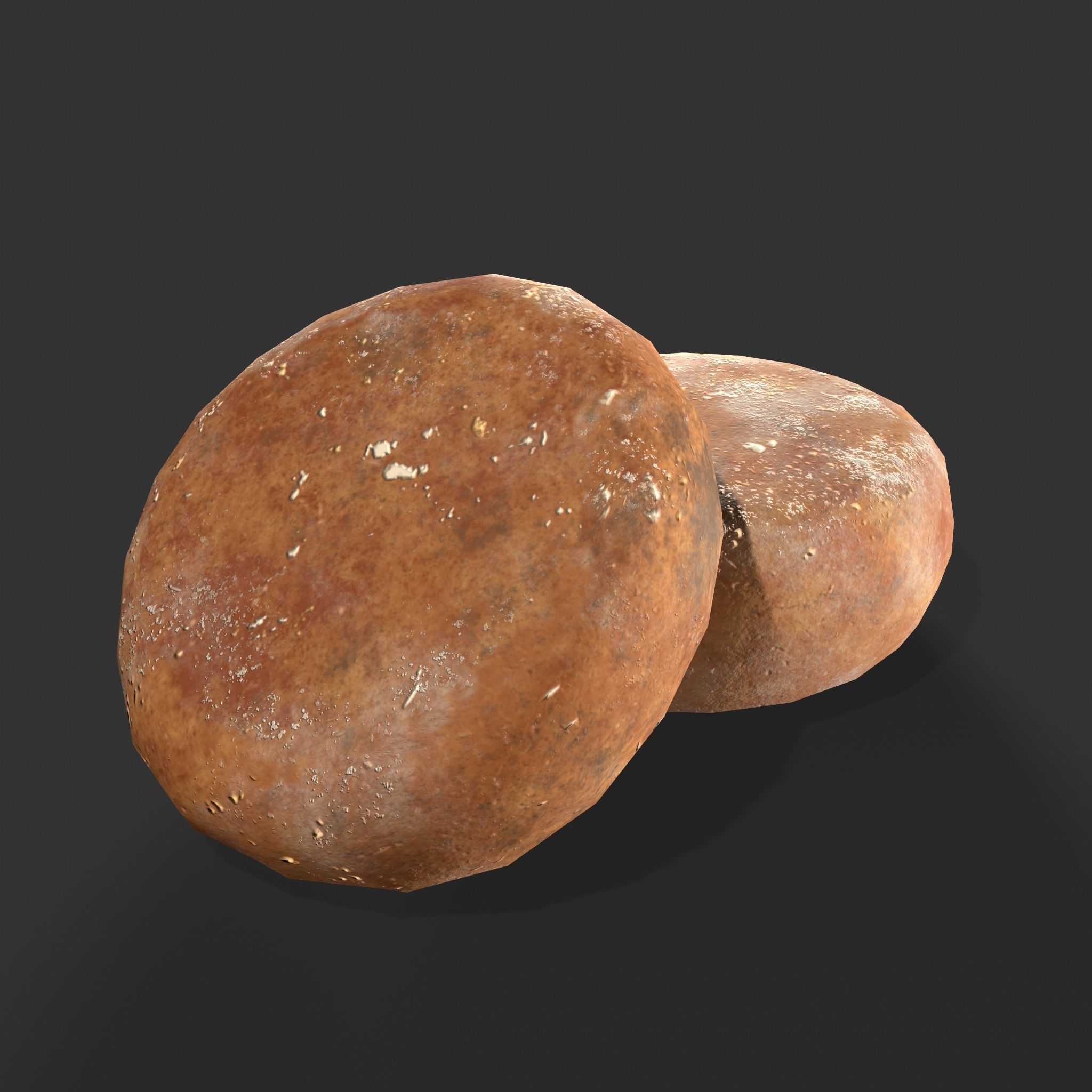 Medieval Cheese Wheels Low-poly 3D model_24
