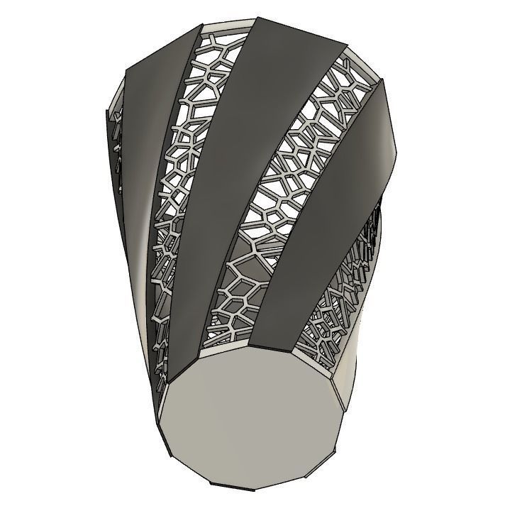 Flower vase 09 3D print model_8