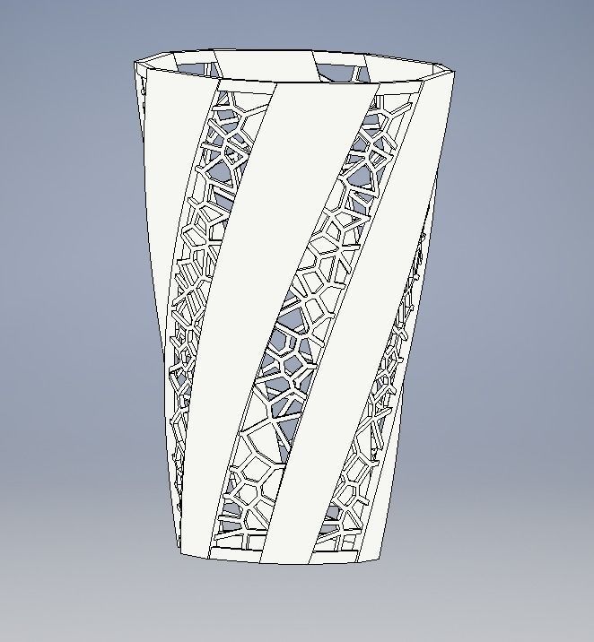 Flower vase 09 3D print model_9