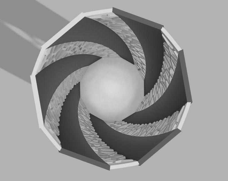 Flower vase 09 3D print model_7