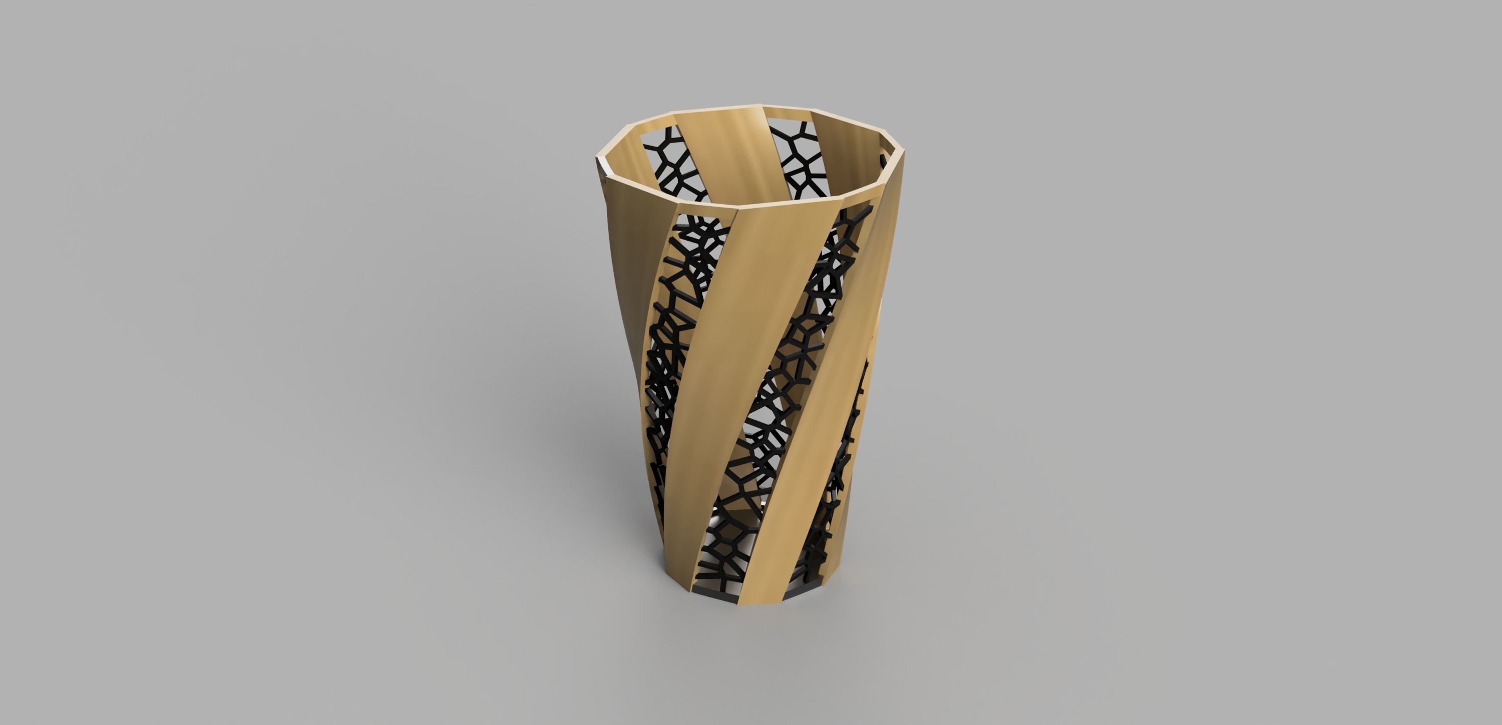Flower vase 09 3D print model_4