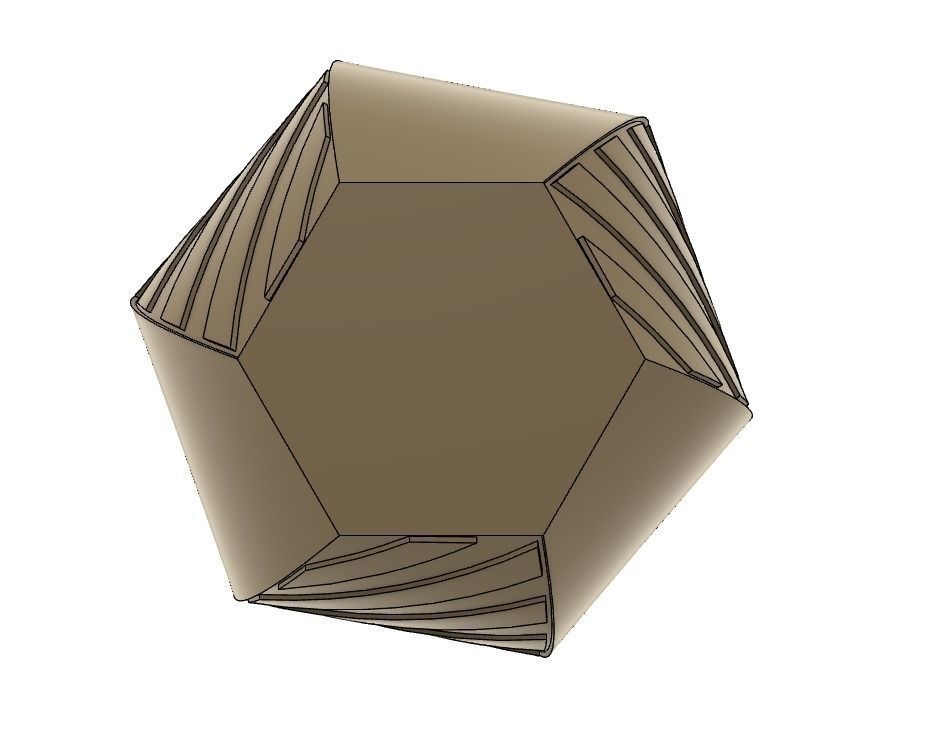 Flower vase 10 3D print model_7