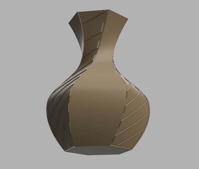 Flower vase 10 3D print model_5