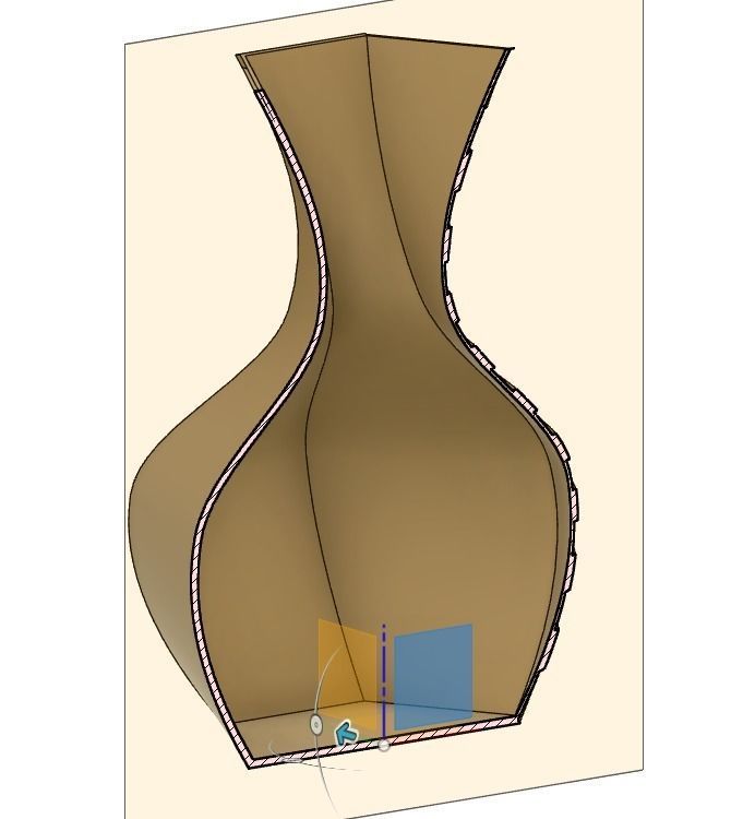 Flower vase 10 3D print model_8