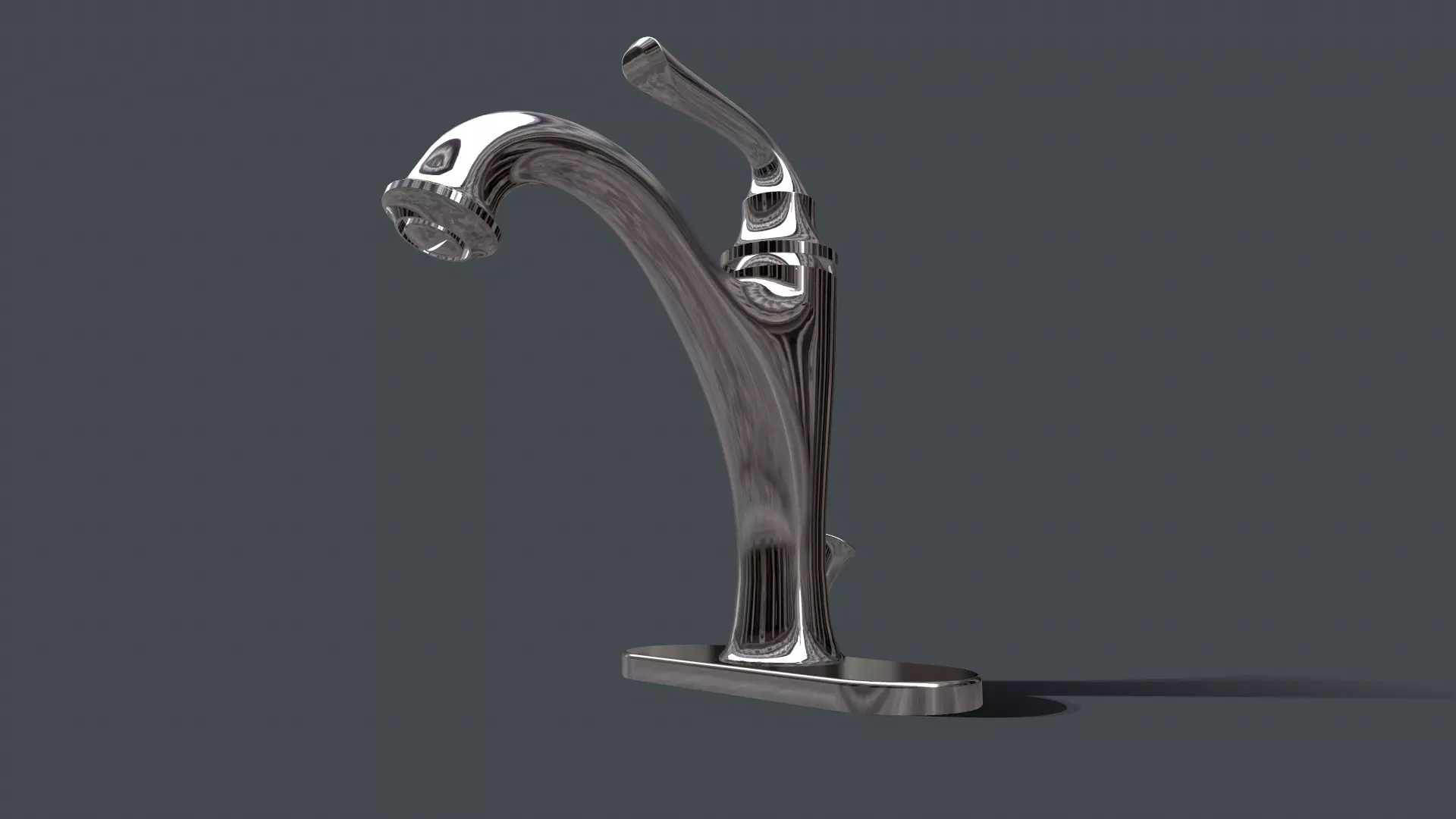Chrome fauset 3D model