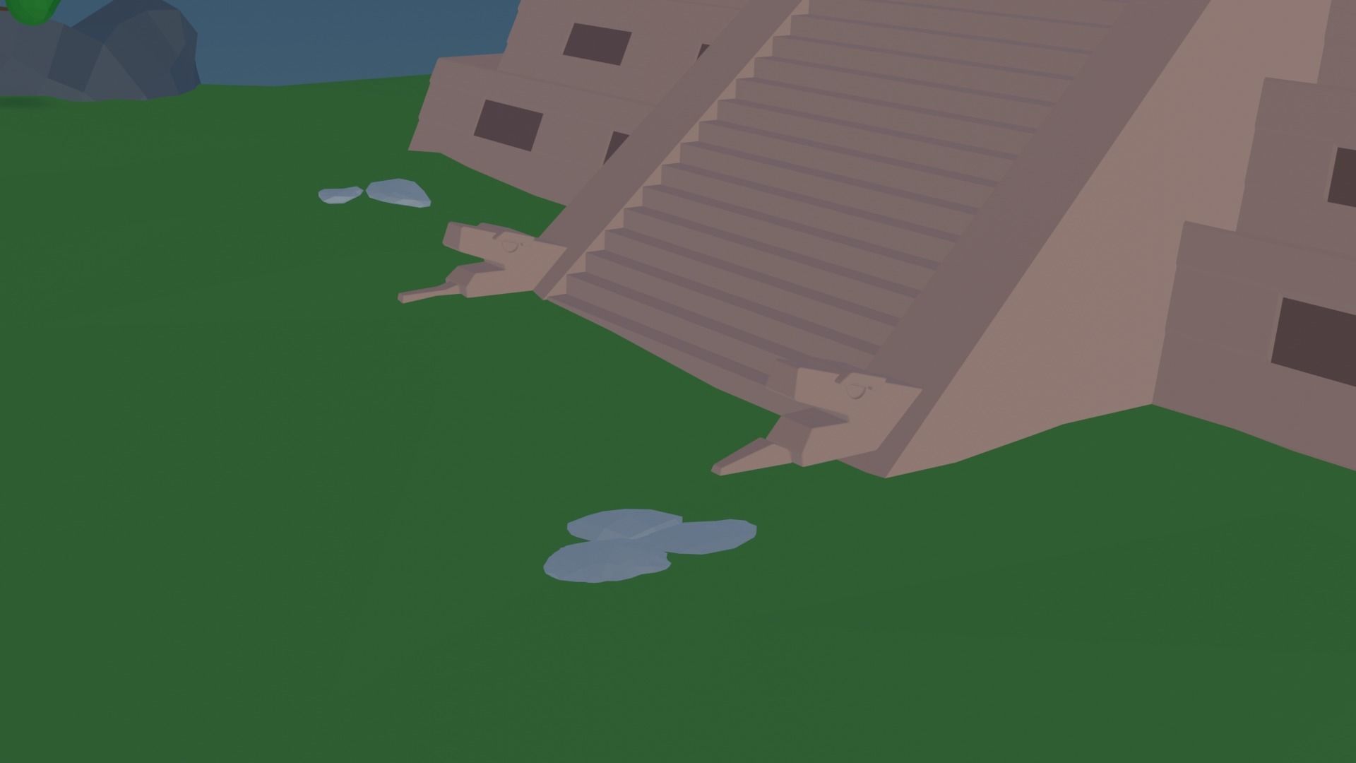 Chichen Itza  Low-poly 3D model_5