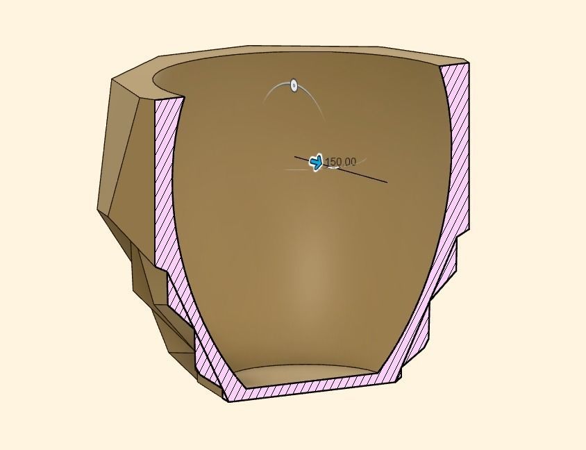 Flower vase 13 pot 3D print model_6