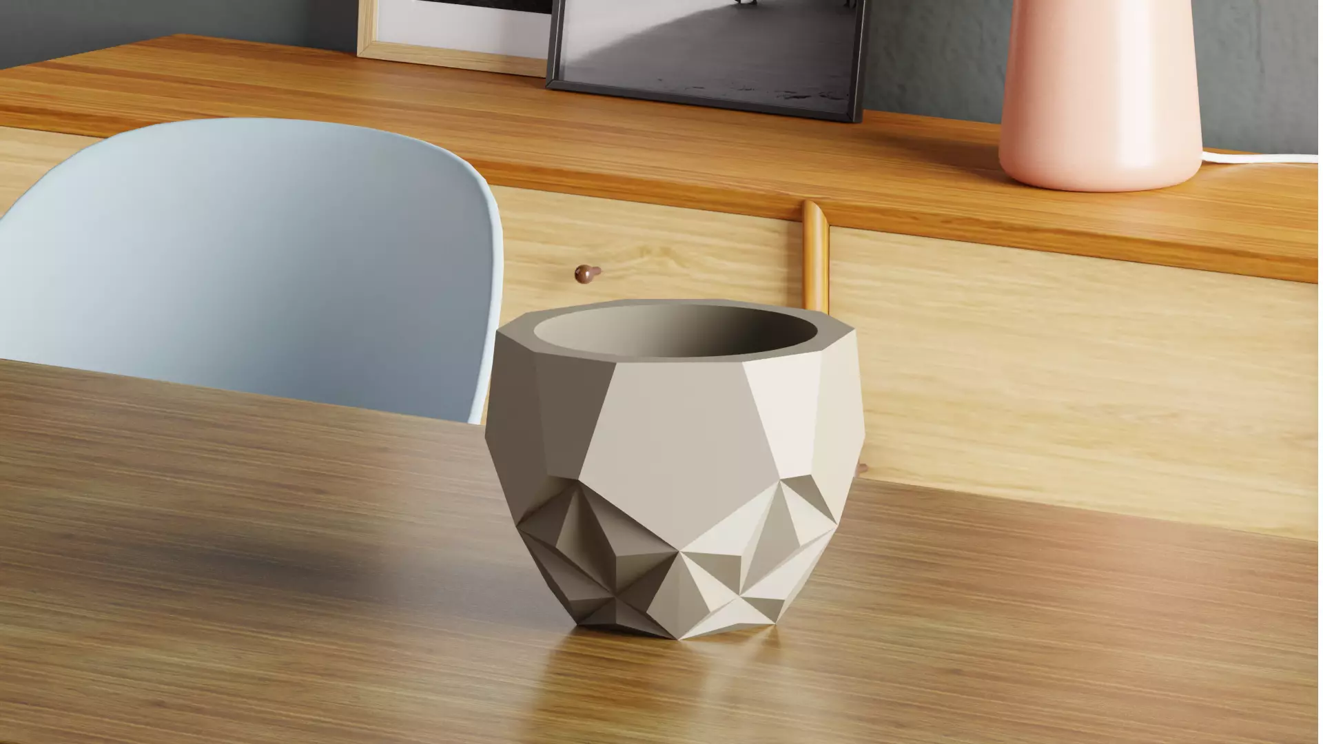 Flower vase 13 pot 3D print model_0