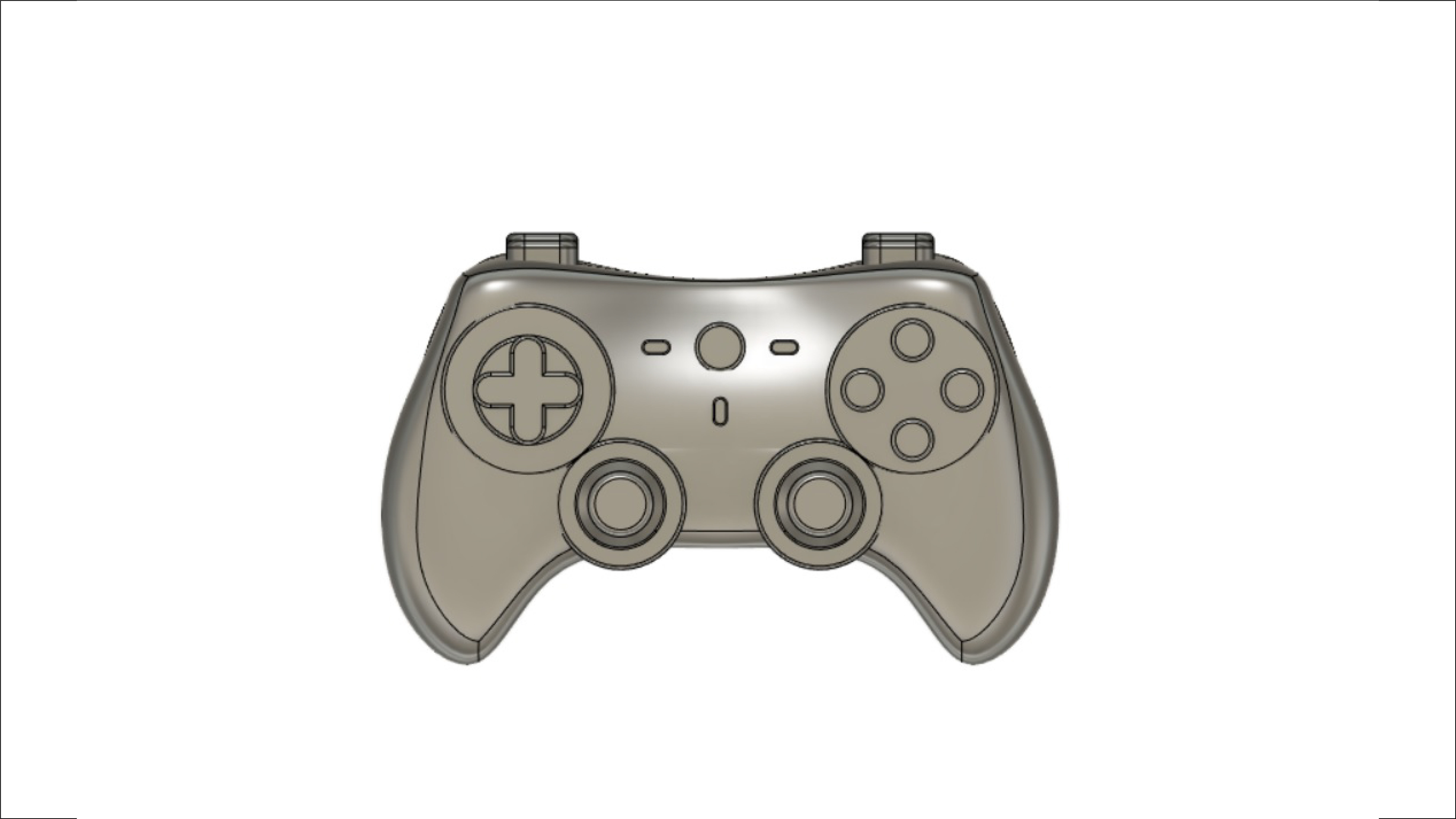 Joystick model xbox controller 3D model_6