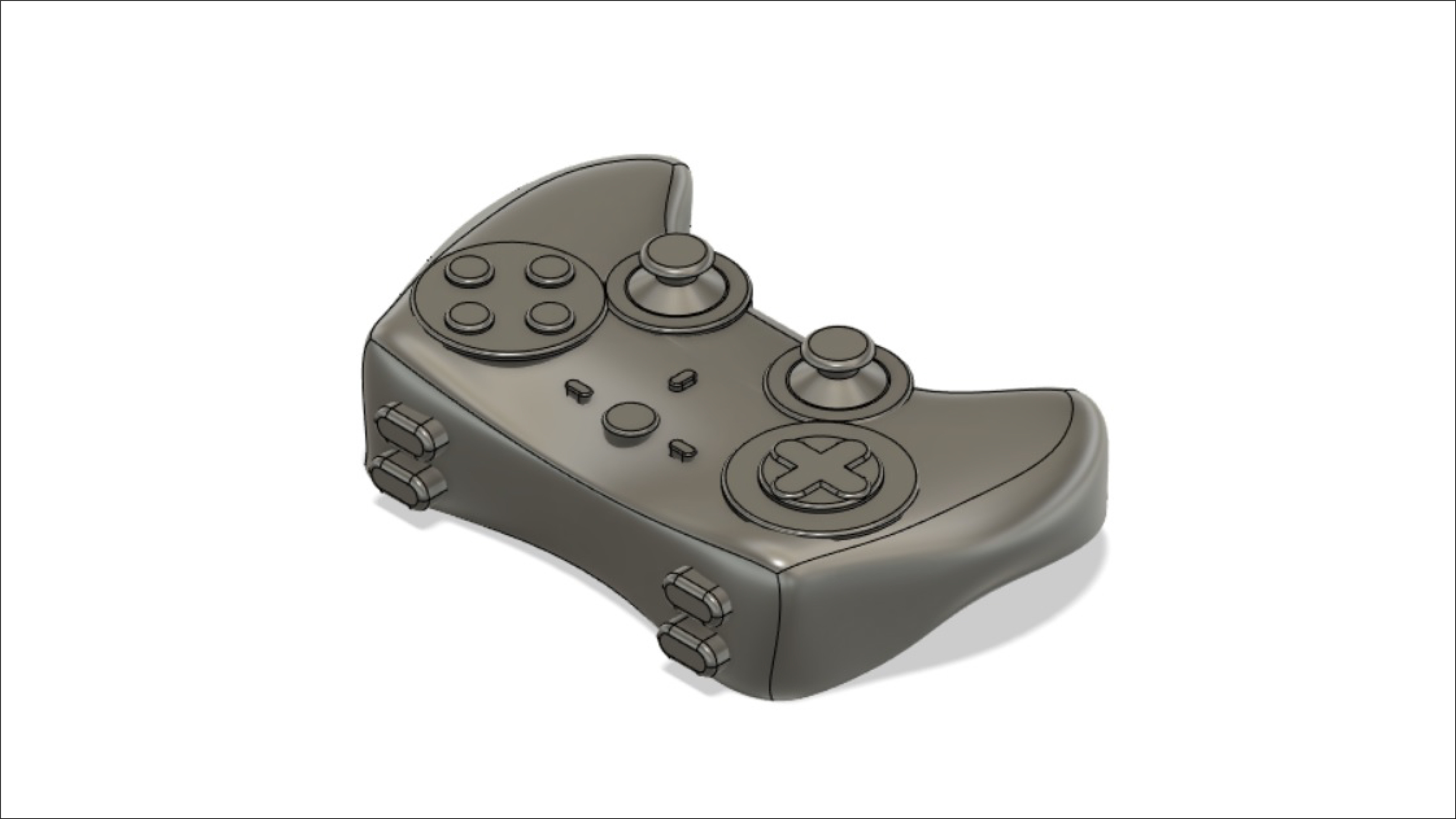Joystick model xbox controller 3D model_5