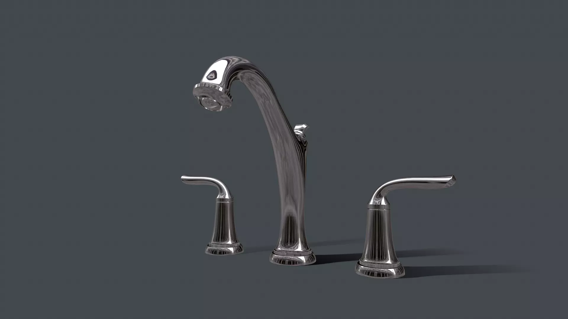 Chrome fauset 3D model
