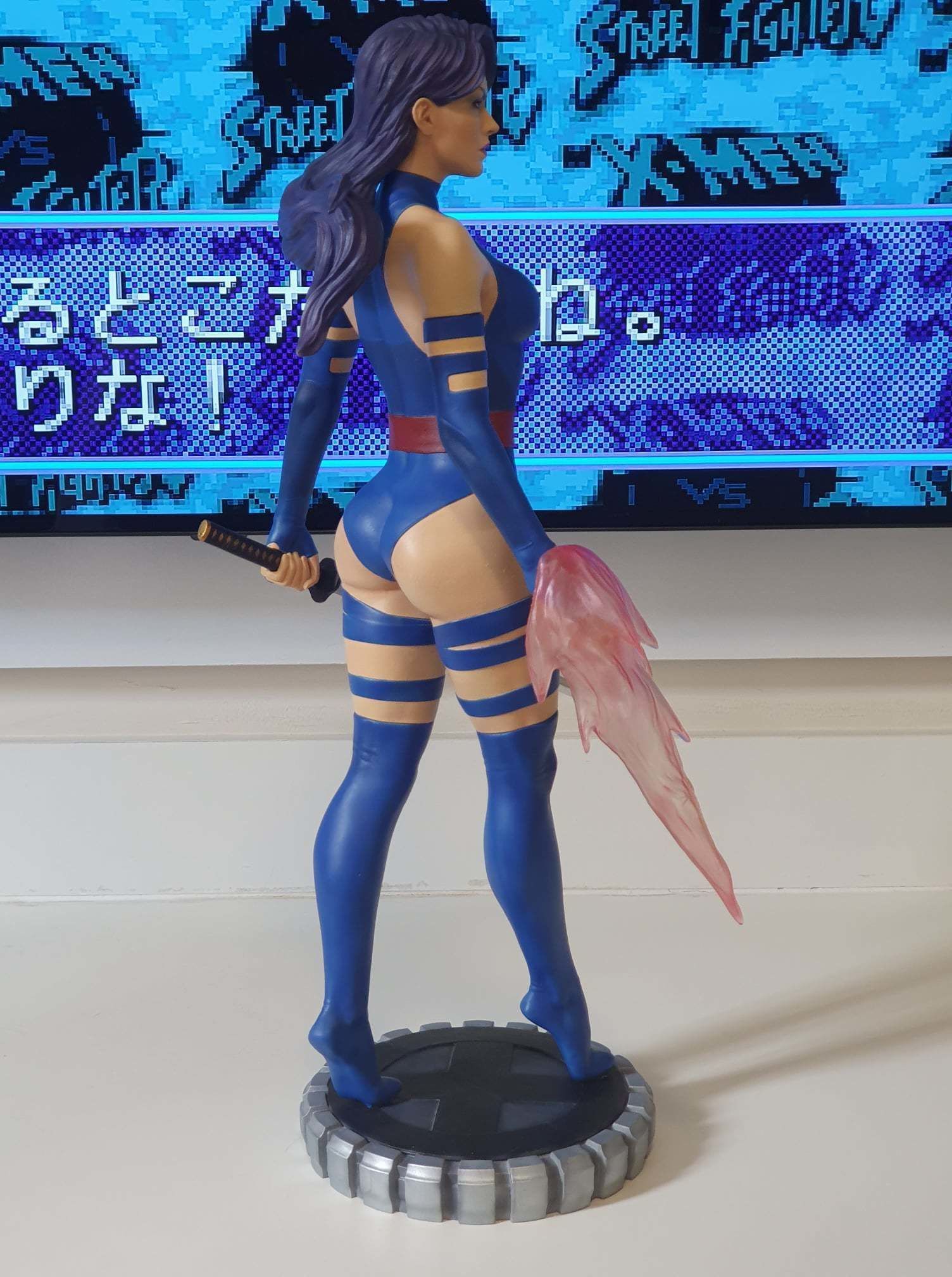 Psylocke Quarter Scale 3D print Model 3D print model_3