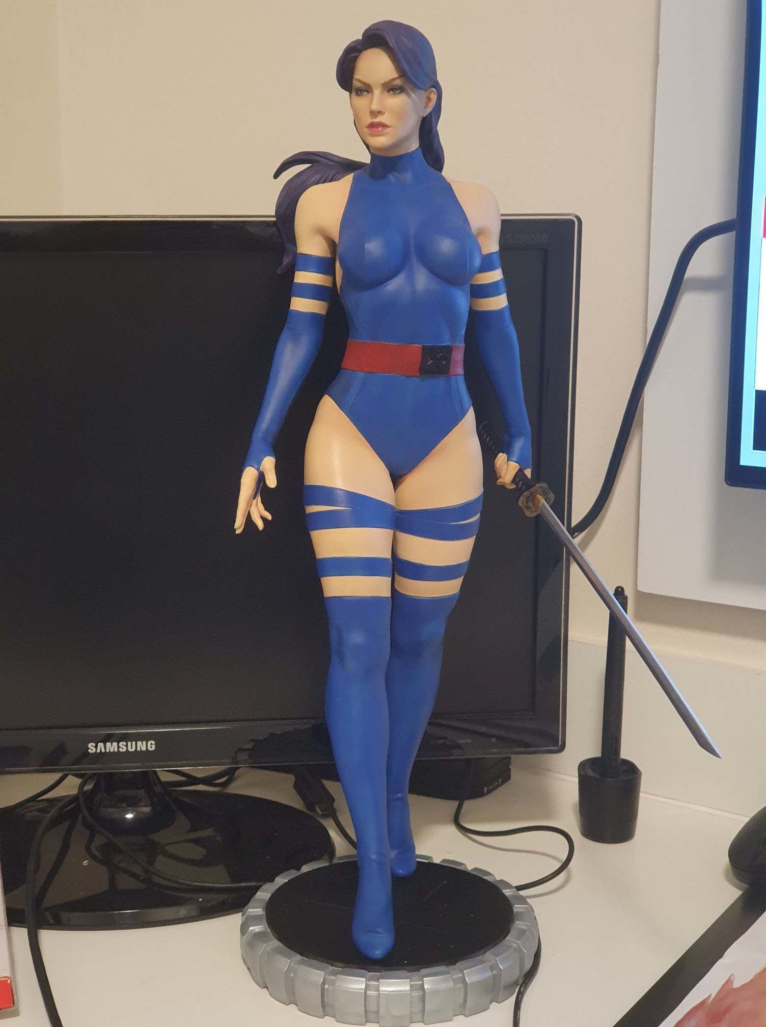 Psylocke Quarter Scale 3D print Model 3D print model_2
