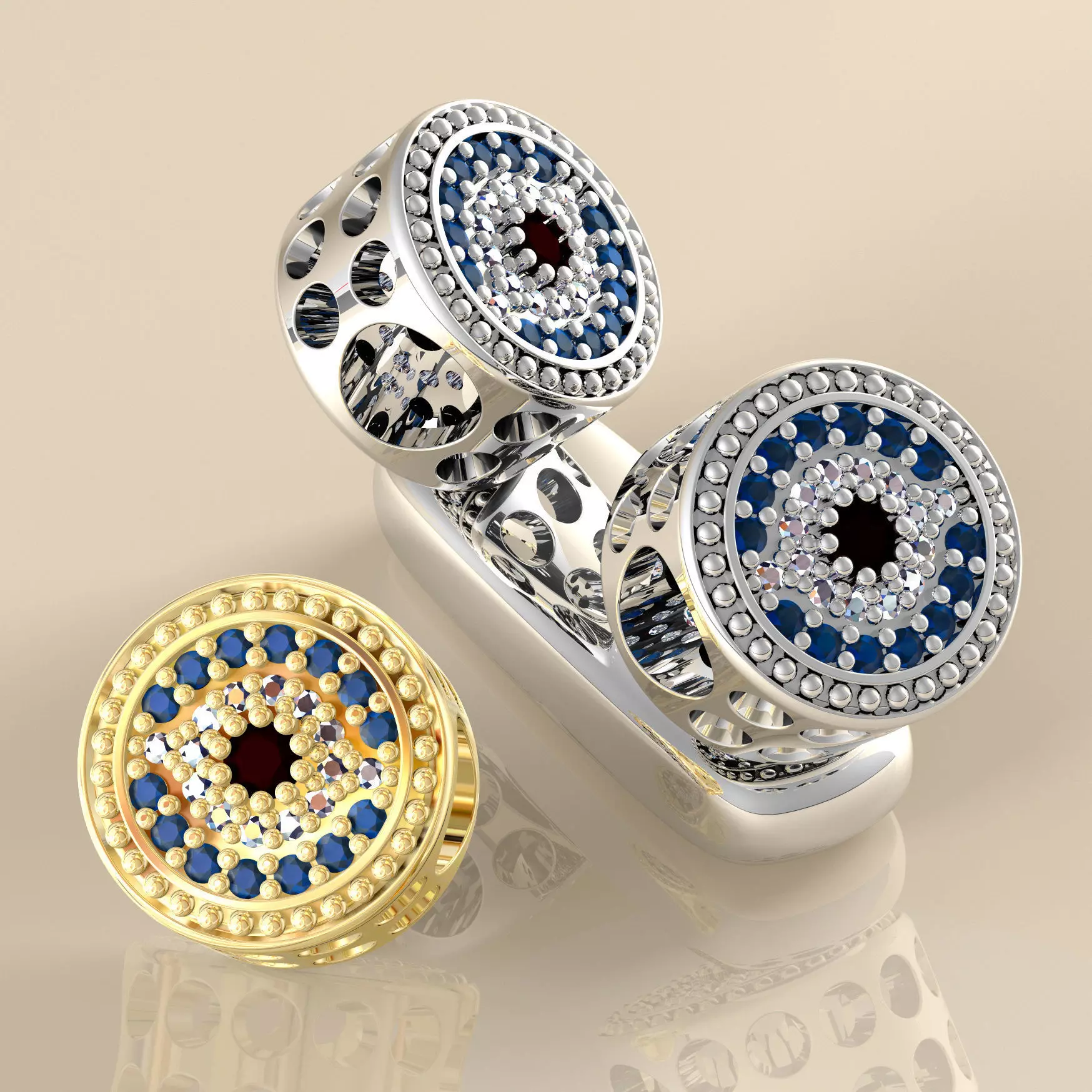 Berloque Olho Grego 1 Bolinhas Martell 20039 3D print model