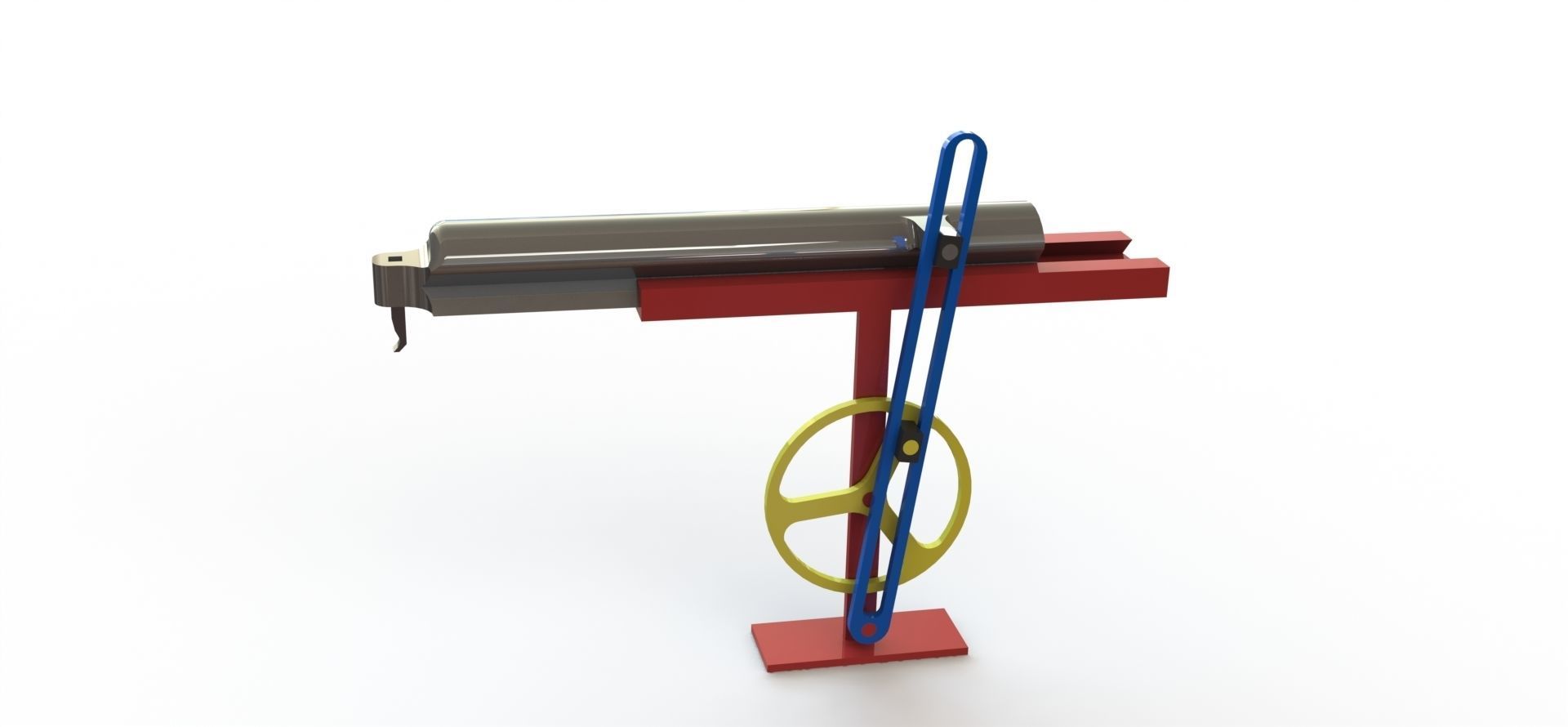 quick return mechanism 3D model_9