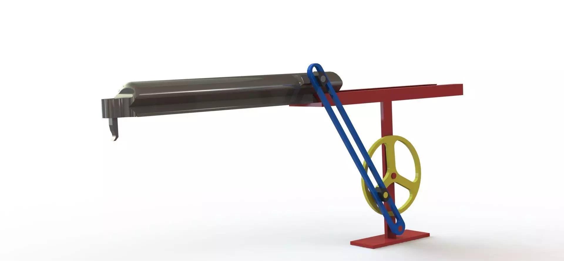 quick return mechanism 3D model_0