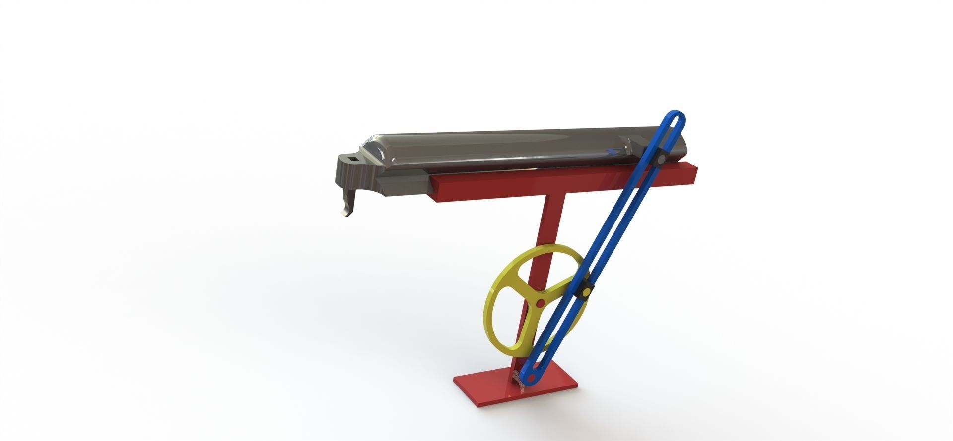 quick return mechanism 3D model_8