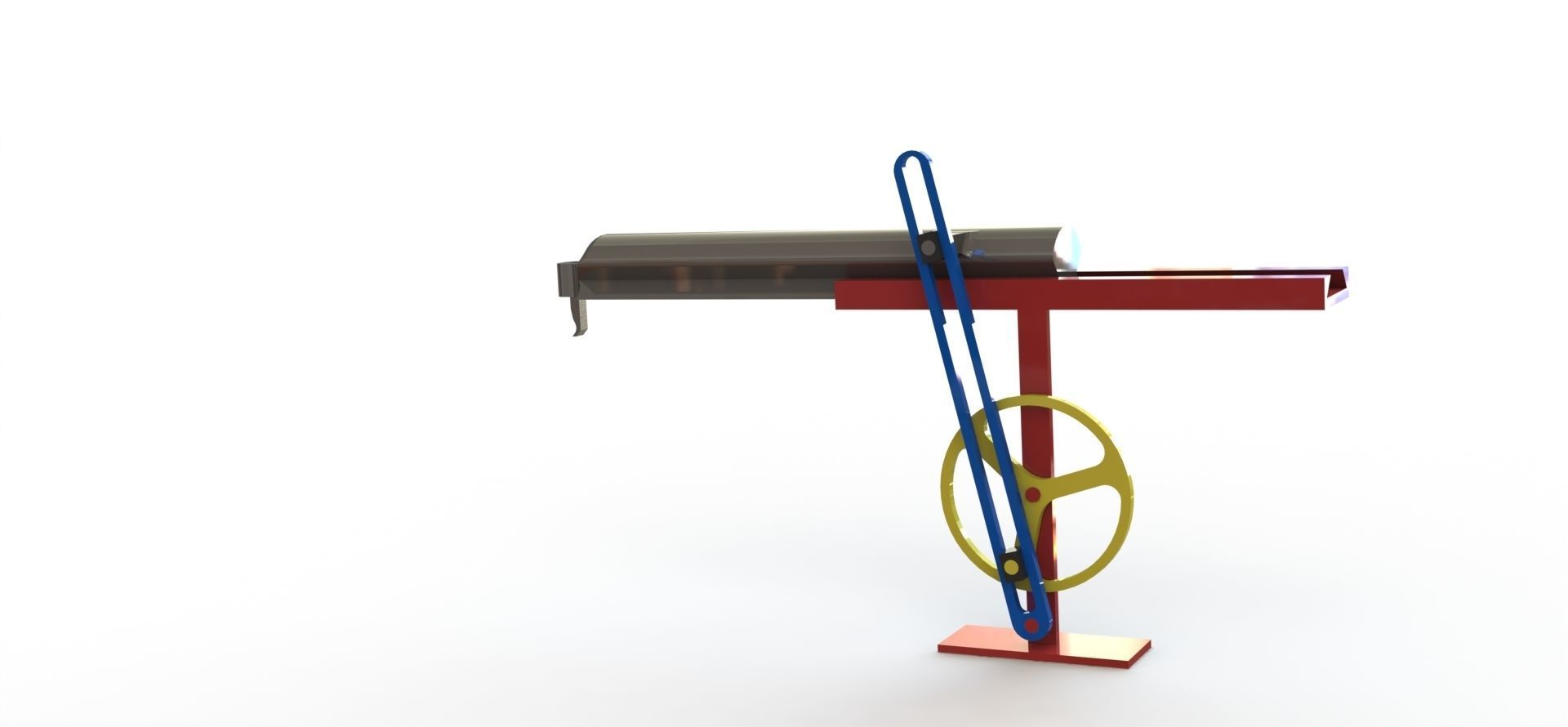 quick return mechanism 3D model_3