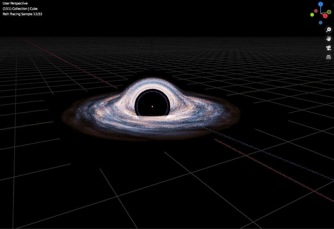 Black Hole 3D model_9