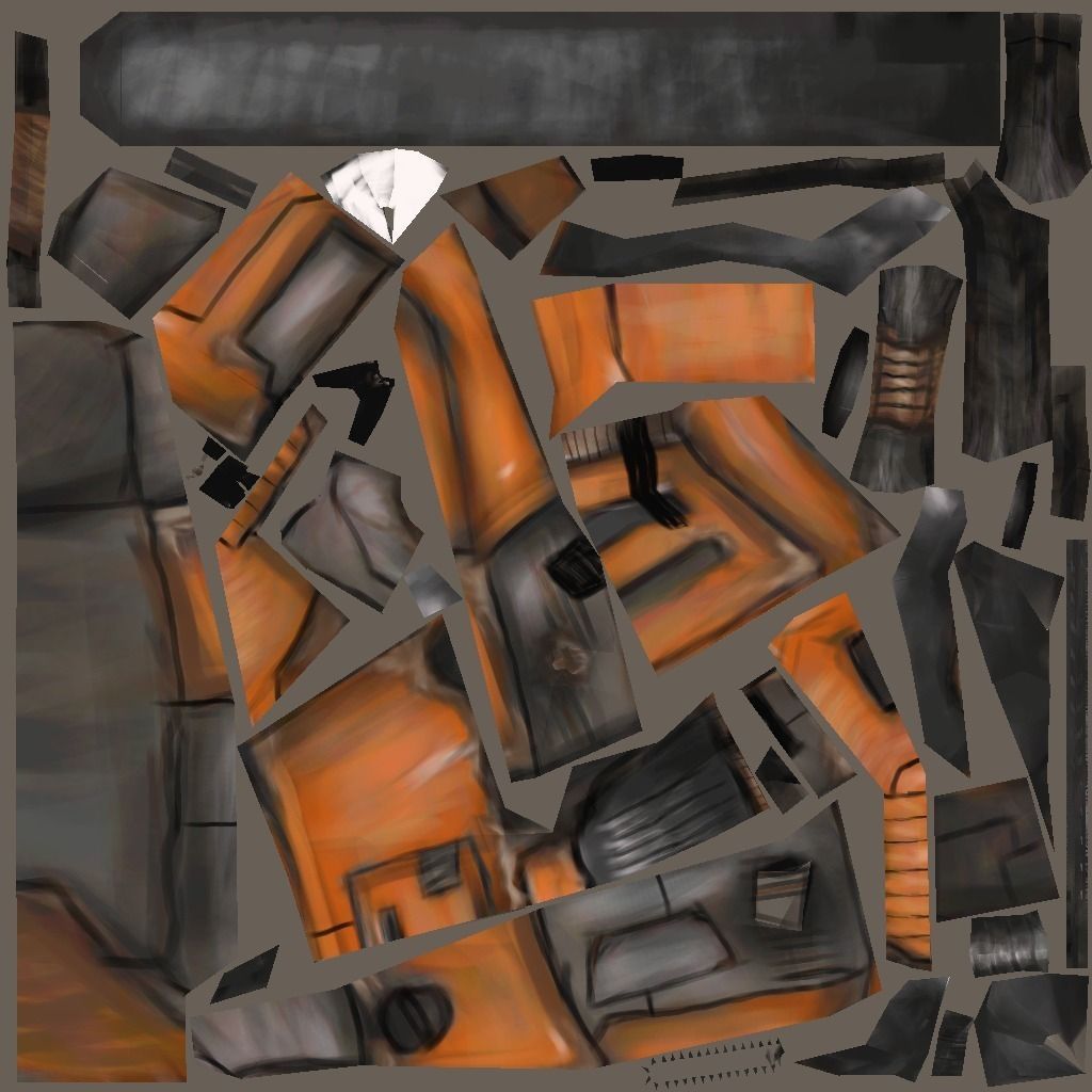 Chainsaw Guy Low-poly 3D model_23