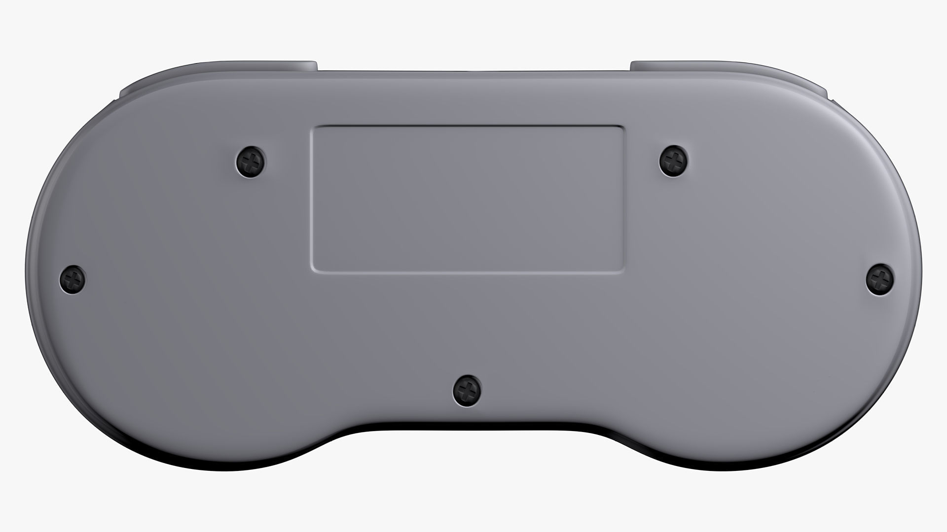 Super Nintendo Controller Without Logo 3D model_10