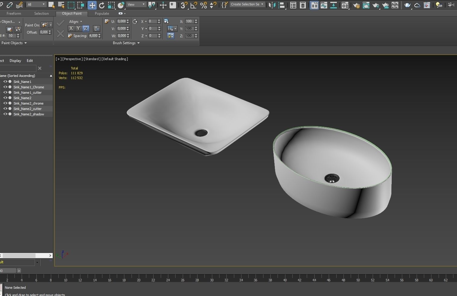 Ceramic sinks 3D model_21
