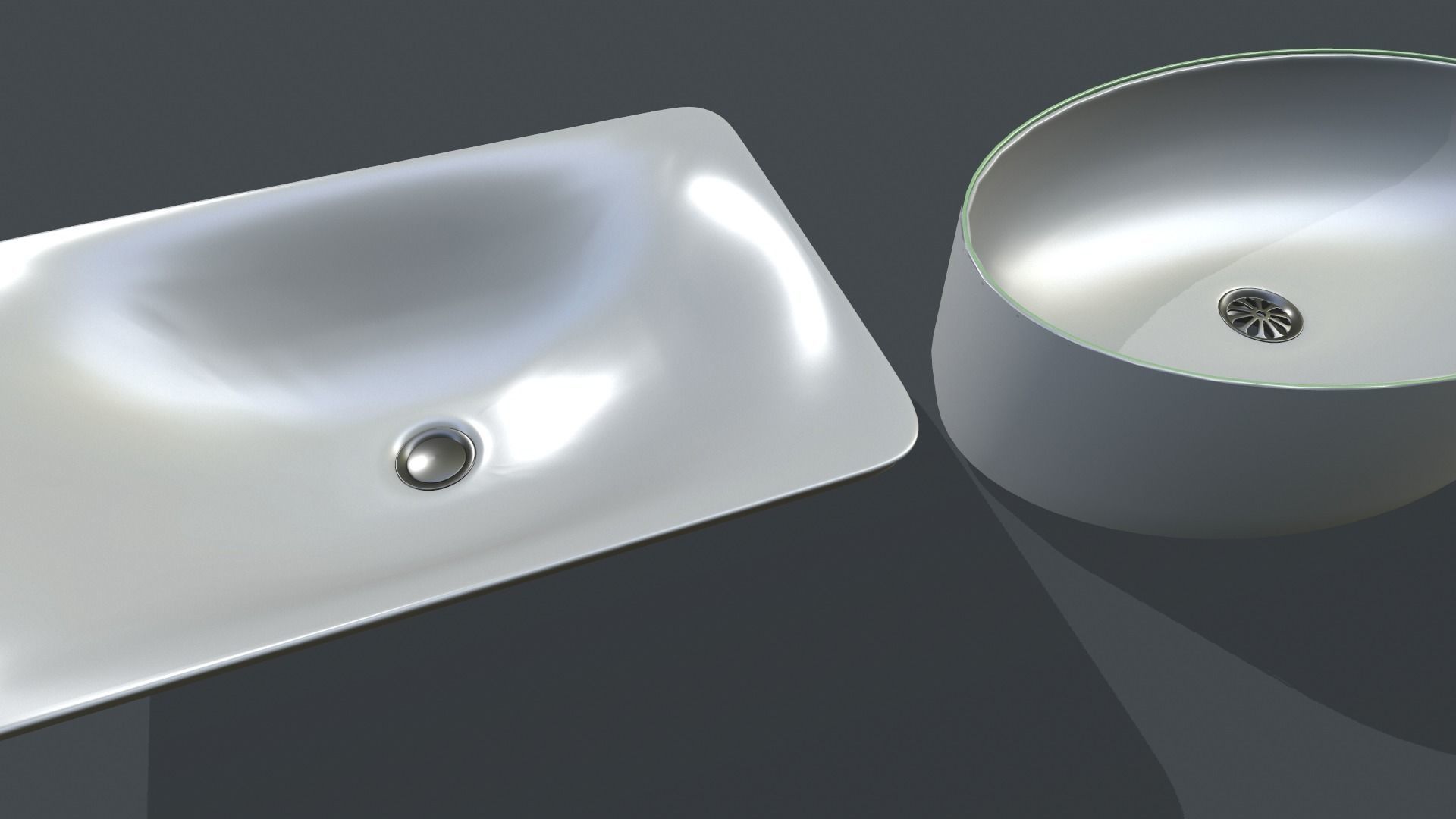 Ceramic sinks 3D model_3