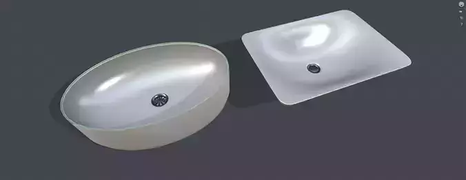 Ceramic sinks 3D model