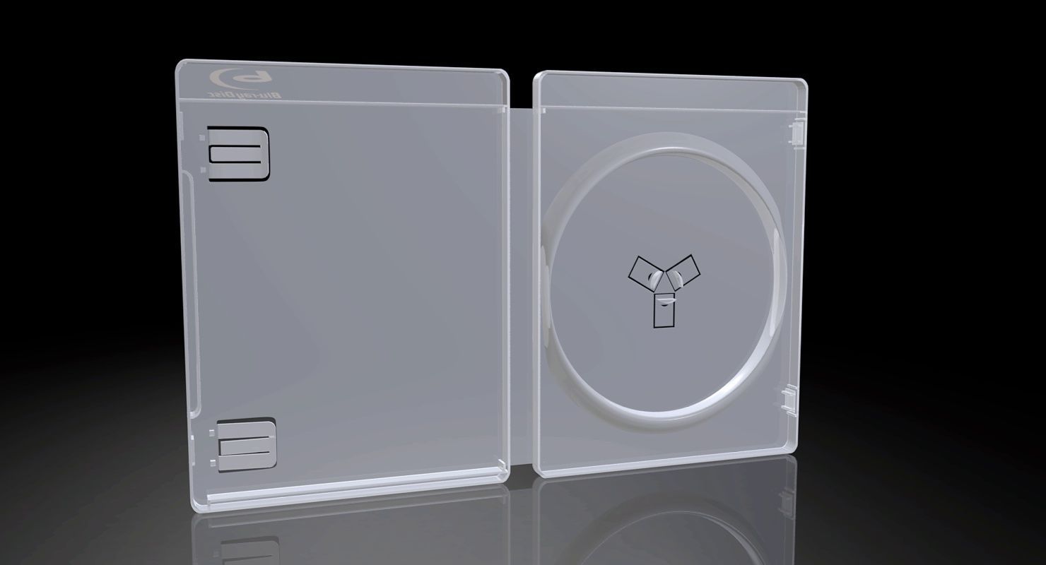 PS3 Empty Case 3D model_18