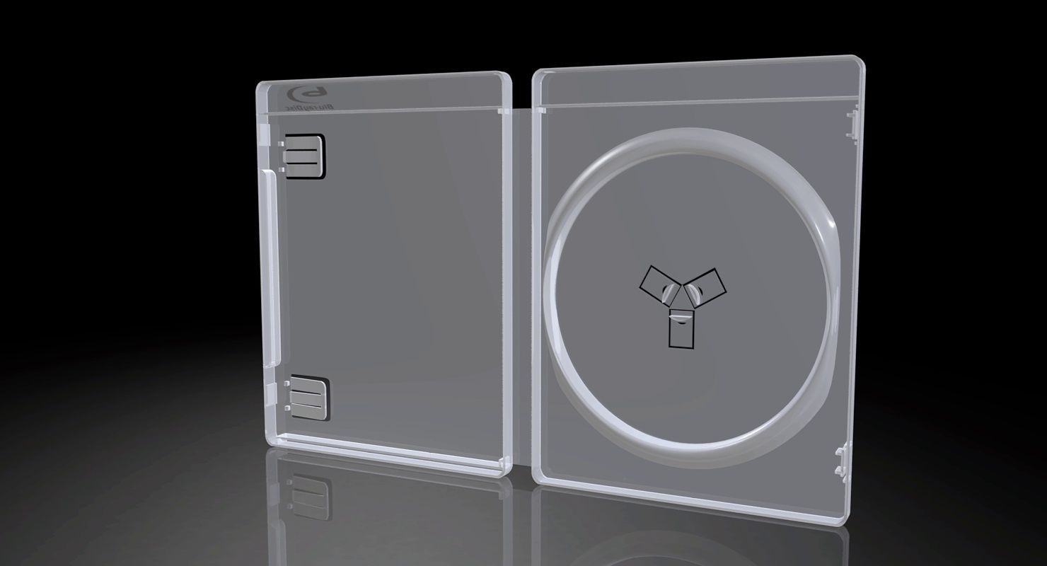 PS3 Empty Case 3D model_17