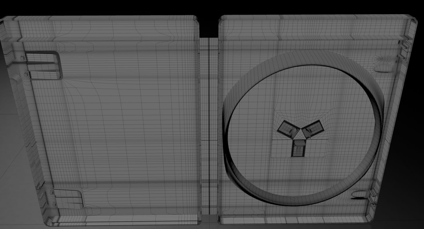 PS3 Empty Case 3D model_9