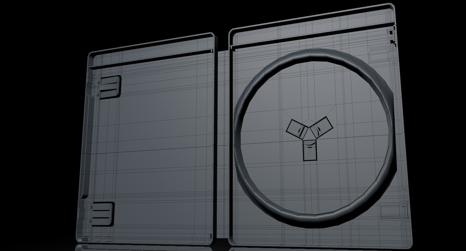 PS3 Empty Case 3D model_11