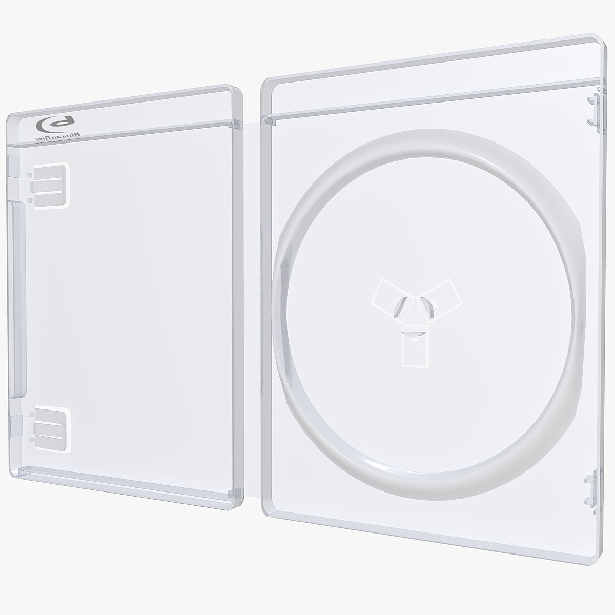 PS3 Empty Case 3D model_21