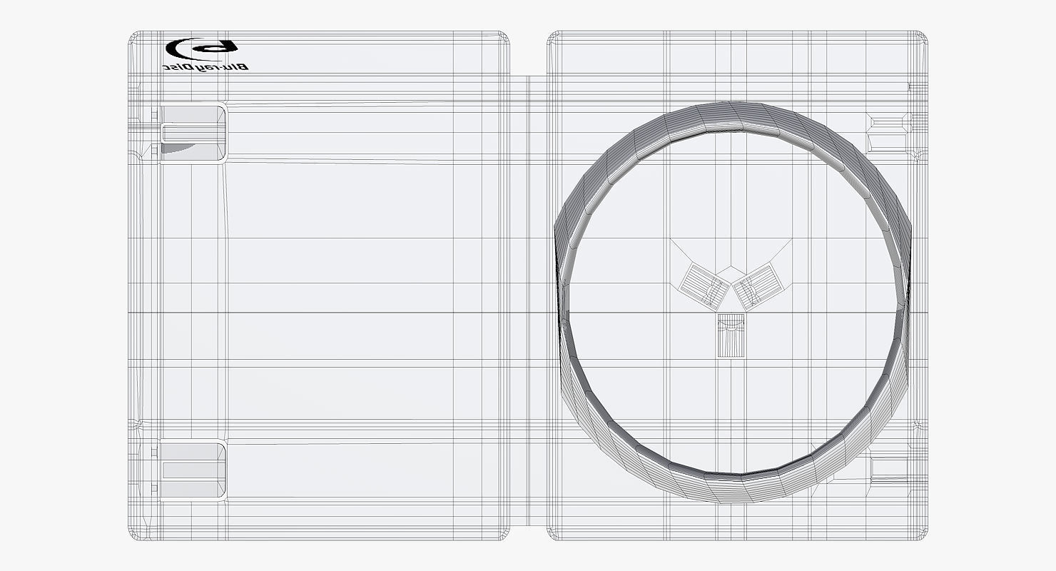 PS3 Empty Case 3D model_7