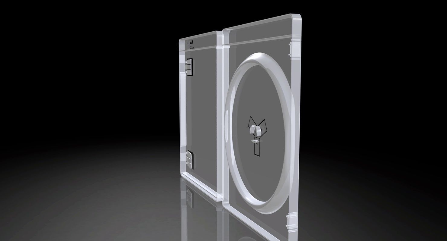 PS3 Empty Case 3D model_16