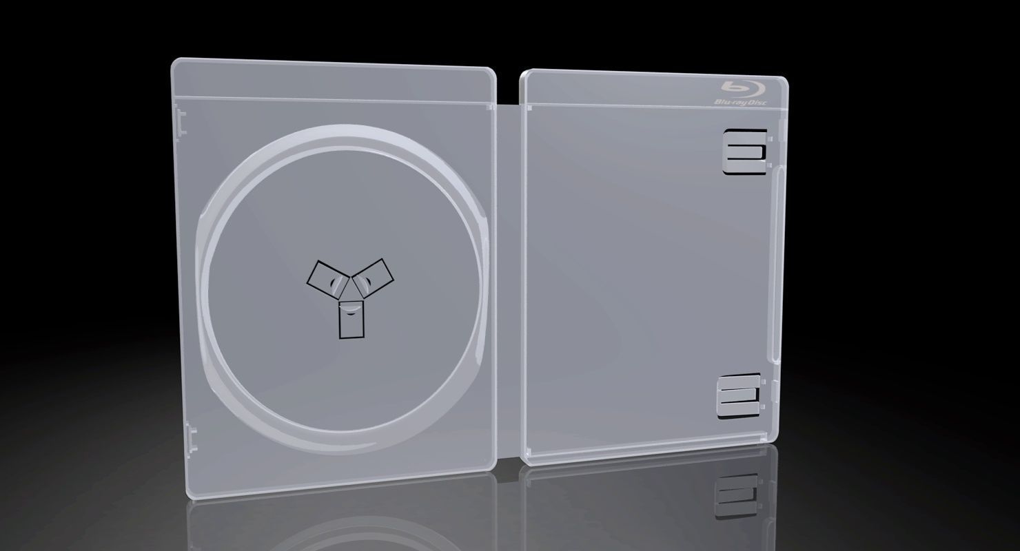 PS3 Empty Case 3D model_5