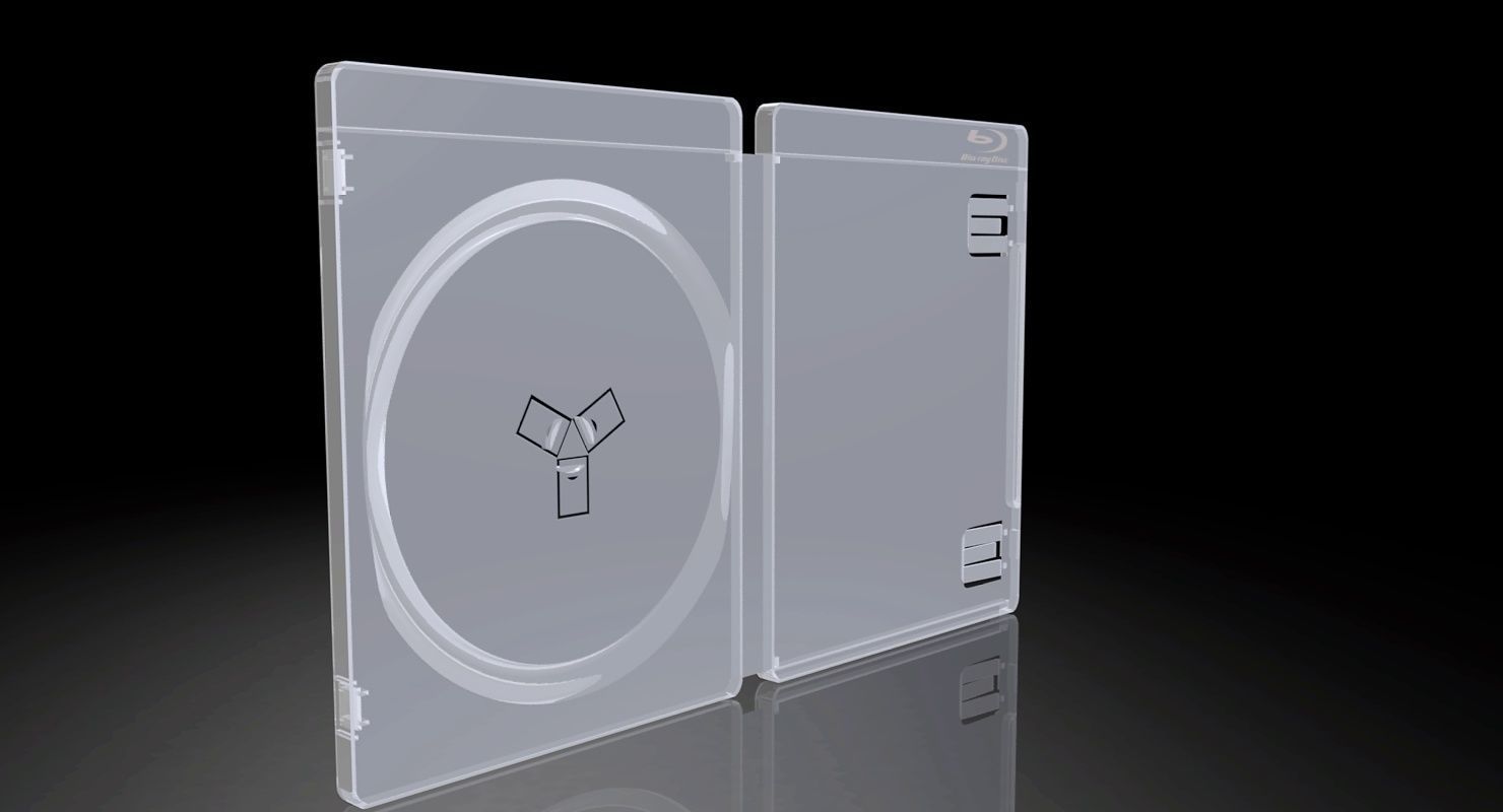 PS3 Empty Case 3D model_14