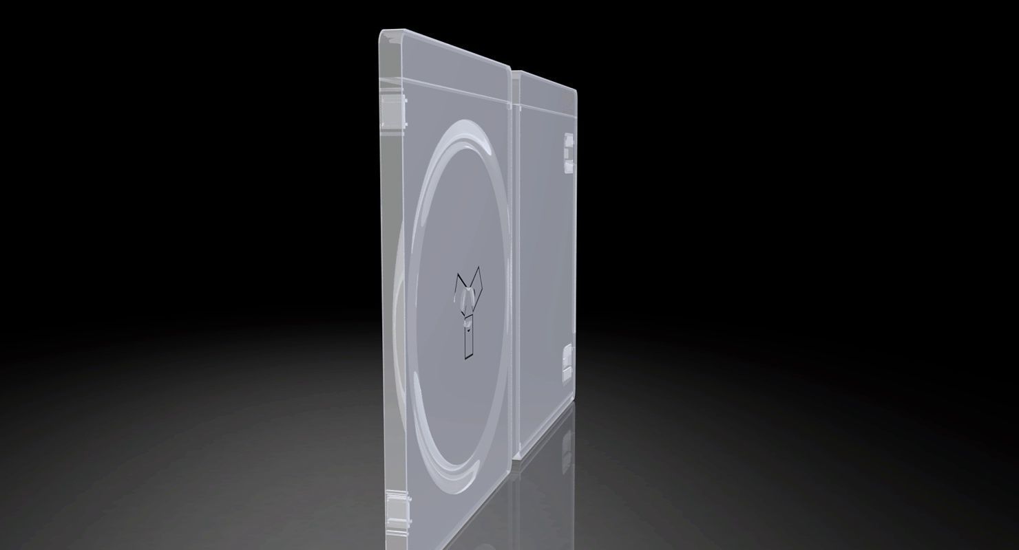 PS3 Empty Case 3D model_15