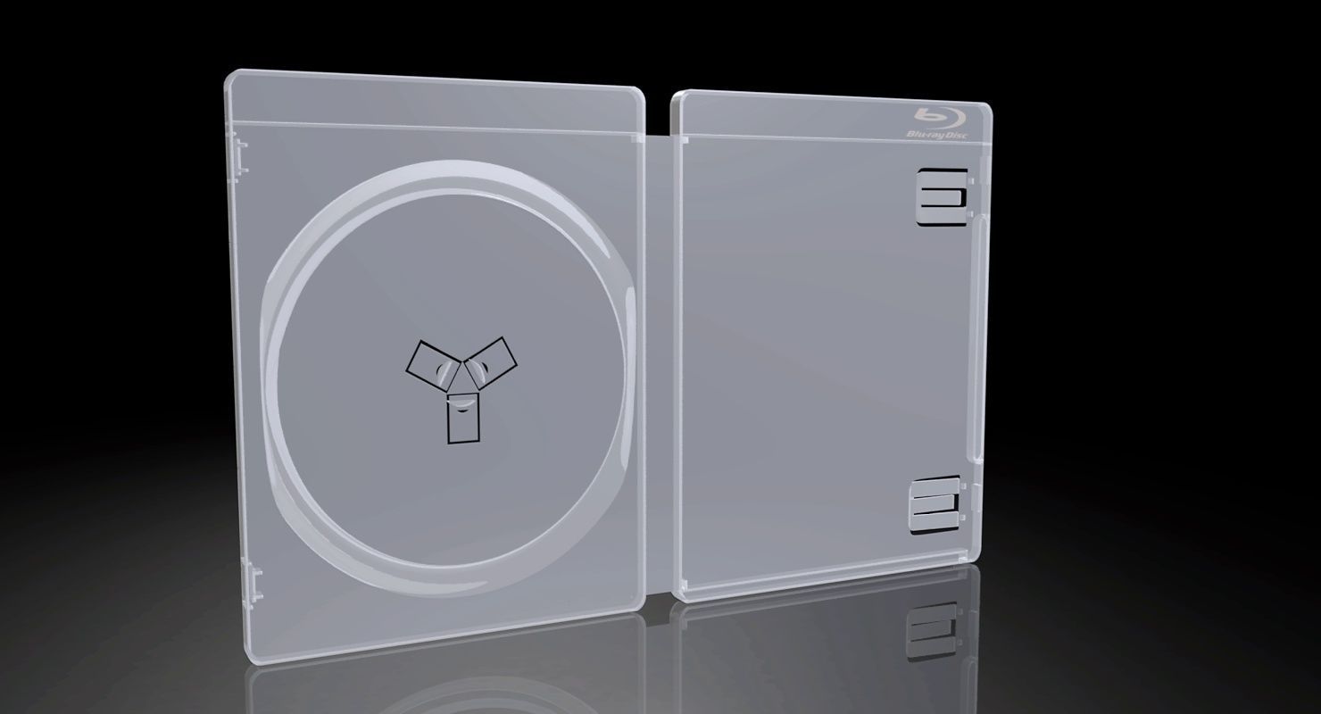 PS3 Empty Case 3D model_12